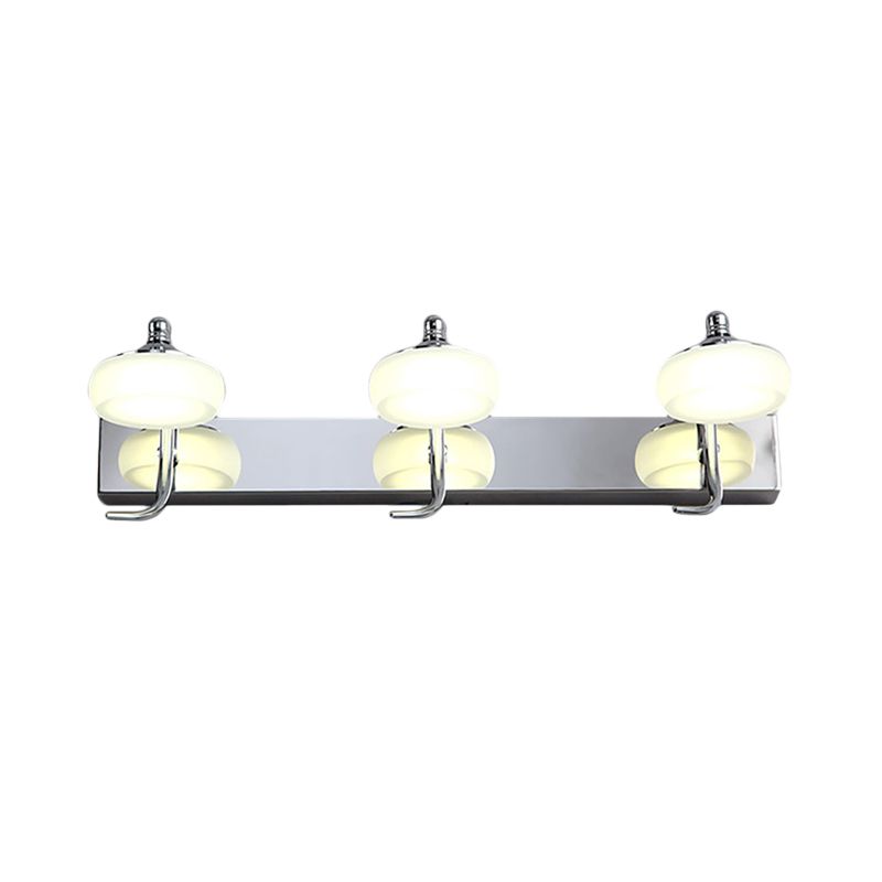 Arisha Applique Murale en Forme de Lanterne, Métal/Verre, Blanc, Chambre - Neutralighting