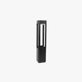 Ray Borne Extérieure Rectangulaire Simple, Métal/Acrylique, Noir, Jardin - Neutralighting