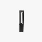 Ray Borne Extérieure Rectangulaire Simple, Métal/Acrylique, Noir, Jardin - Neutralighting