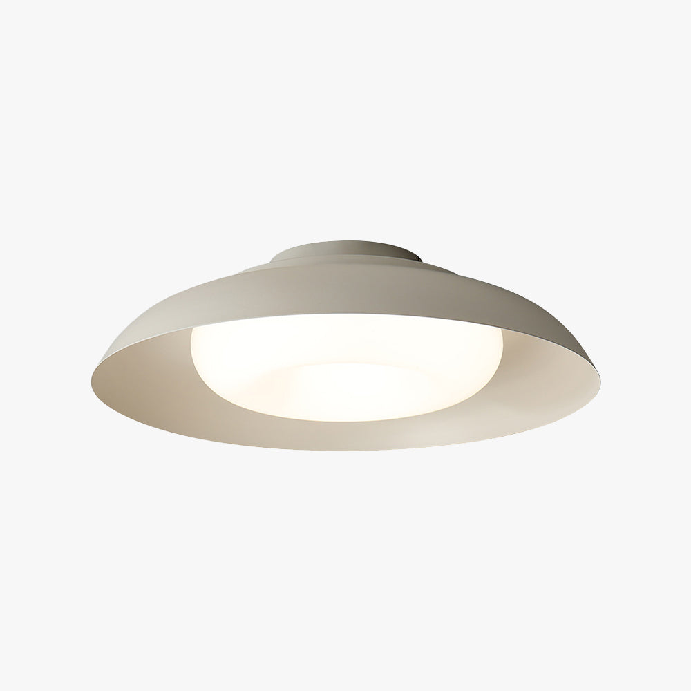 Arisha Plafonnier Chapeau Noridique, Métal/Acrylique, Blanc, Salon - Neutralighting
