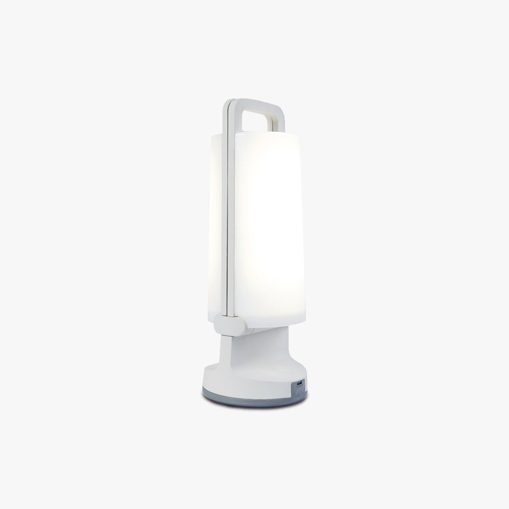 Ray Lampe de Table Cylindre Moderne, Acrylique, Gris/Blanc/Vert/Orange, Jardin - Neutralighting