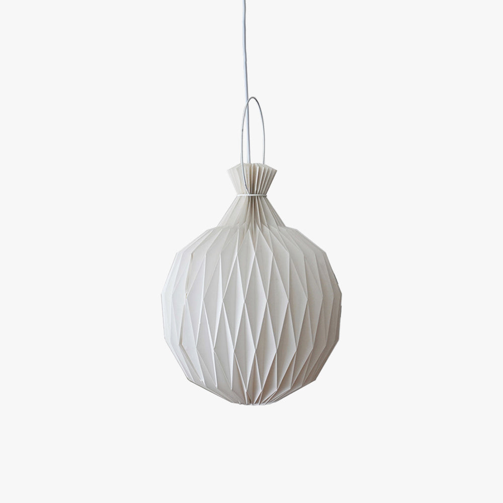 Ritta Suspension Globe Moderne, Metal/Papier, Blanc, Salon - Neutralighting