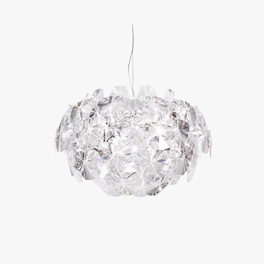 Arisha Suspension Globe Moderne, Metal/PVC, Transparent, Chambre - Neutralighting