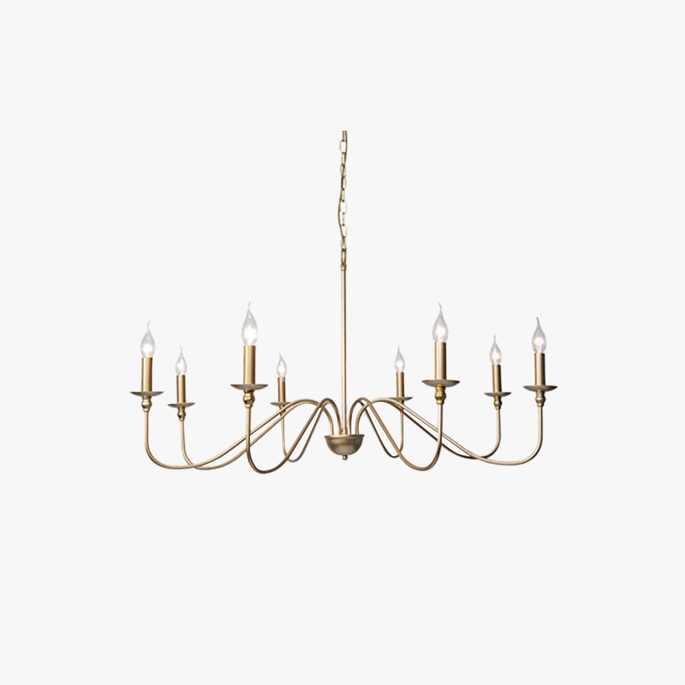 Silva Grande Luminaires Suspensions Vintage LED Métal Noir/Doré Salon - Neutralighting