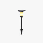 Ray Ronde Moderne Lampadaire Noir Métal/Marbre Noir Extérieur - Neutralighting