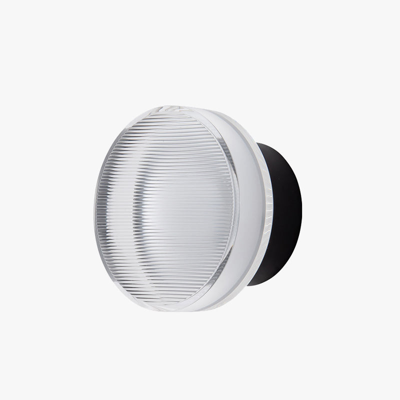 Arisha Applique Murale Bowl Moderne, Métal/Acrylique, Noir/Or, Chambre - Neutralighting