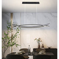 Arisha Suspension Courbe LED Moderne Métal Salle à manger - Neutralighting