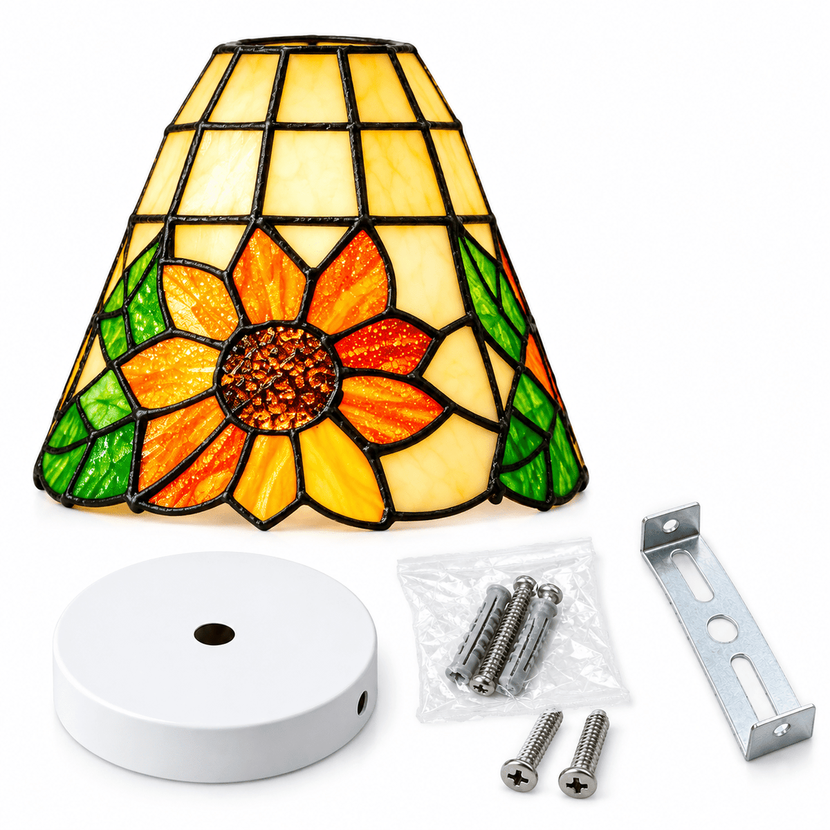 Abat-jour Louise Rose – vue 1