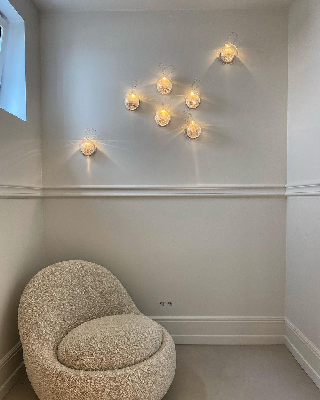 Jonathan Applique Murale Premium Art Nordique en Verre - Neutralighting