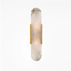 Arisha Applique Murale Marbre/Metal Moderne, Noir/Or, Cour - Neutralighting