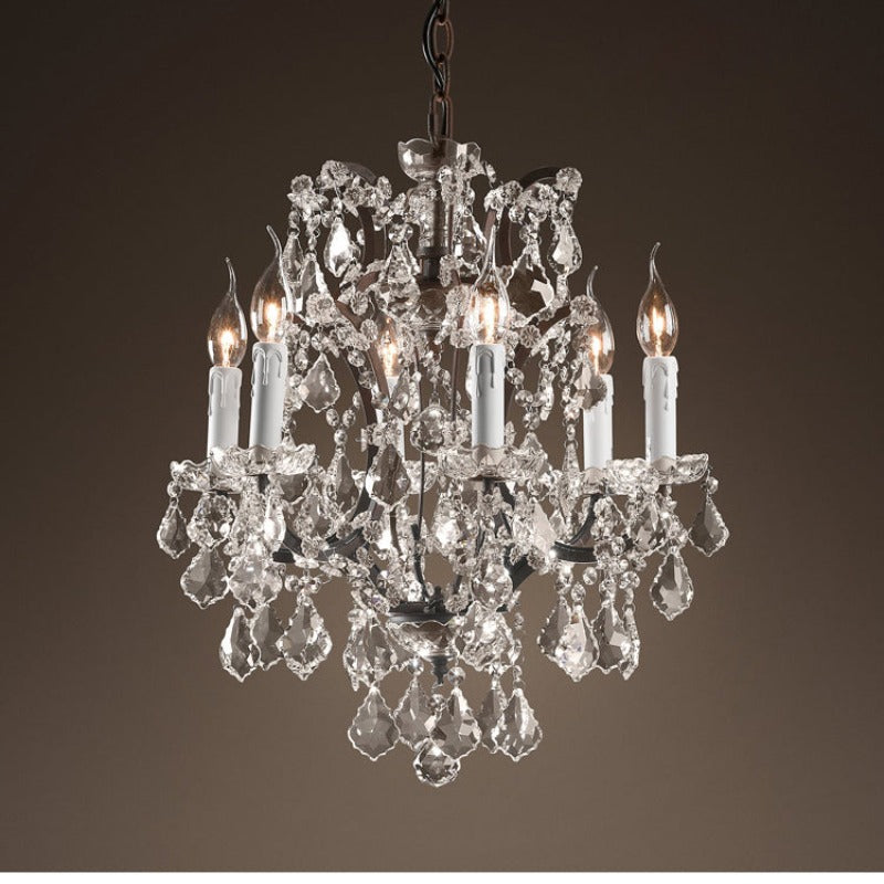Silva Lustre décoratif Moderne, Métal/Cristal, Rouille, Salon - Neutralighting