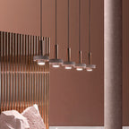 Aelith Suspension Cylindre Moderne Métal/Pierre Salle à Manger - Neutralighting