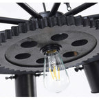 Epoch Suspension LED Industrielle Métal Noir/Corde Café/Bar - Neutralighting