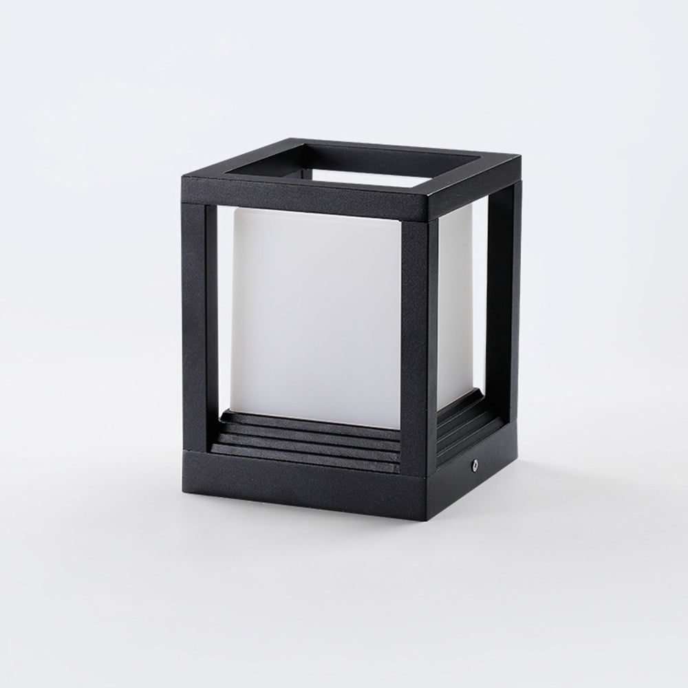 Ray Lampe Solaire Pilier Moderne, Métal, Noir, Allée - Neutralighting