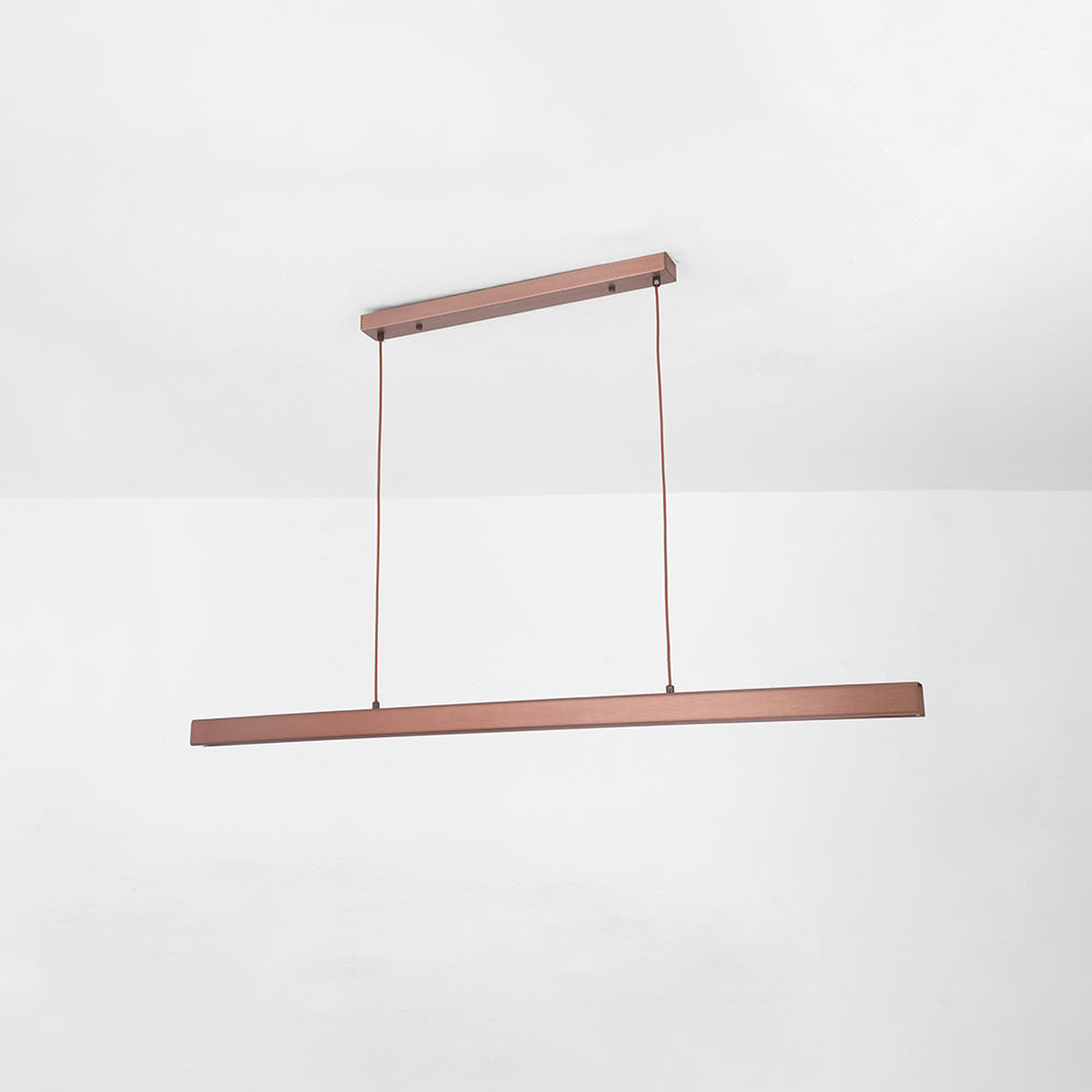 Thala Suspension Linéaire Moderne Noir/Marron Salon - Neutralighting