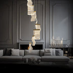 Kristy Moderne Or LED Lustre Métal Acrylique Chambre/Salon - Neutralighting