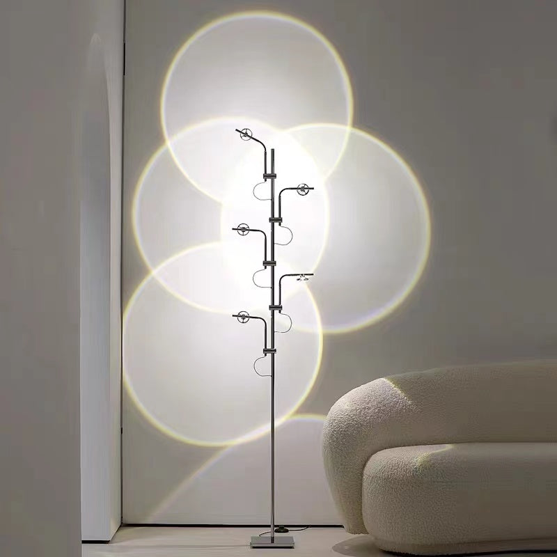 Mira Lampadaire Linéaire Minimaliste, Blanc Chaud/Naturel, Salon - Neutralighting