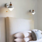 Valentina Moderne LED Applique Murale Métal/Verre Chambre à coucher Blanc/Jaune/Rose/Vert - Neutralighting