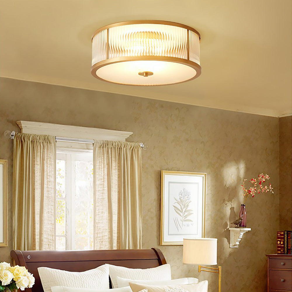 Silva Plafonnier Moderne d'Art Simple Verre Chambre à Coucher - Neutralighting