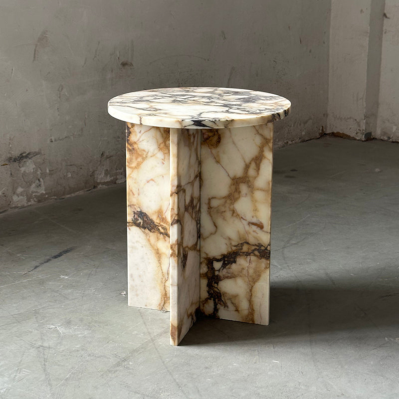 Acariel Table D'appoint en Marbre Minimaliste Moderne Accessoires - Neutralighting