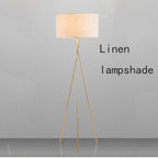 Mira Lampadaire/Lampe de Table Cylindre Moderne, Métal/Tissu, Blanc, Salon - Neutralighting