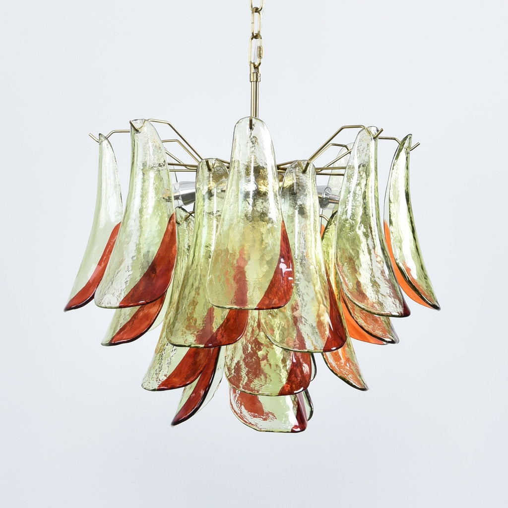 Aurora Lustre en Verre Murano Pétale Élégant - Neutralighting