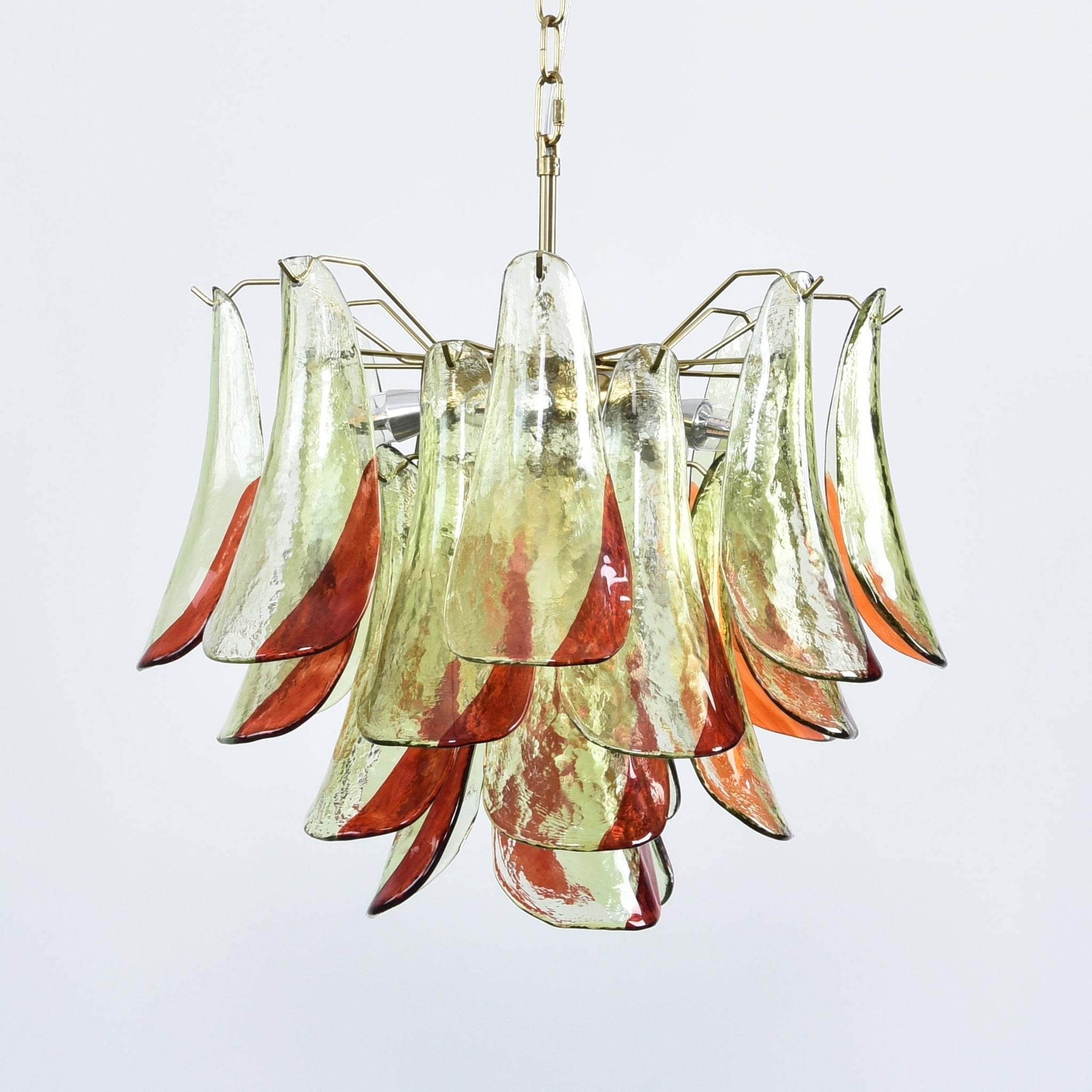 Aurora Lustre en Verre Murano Pétale Élégant - Neutralighting