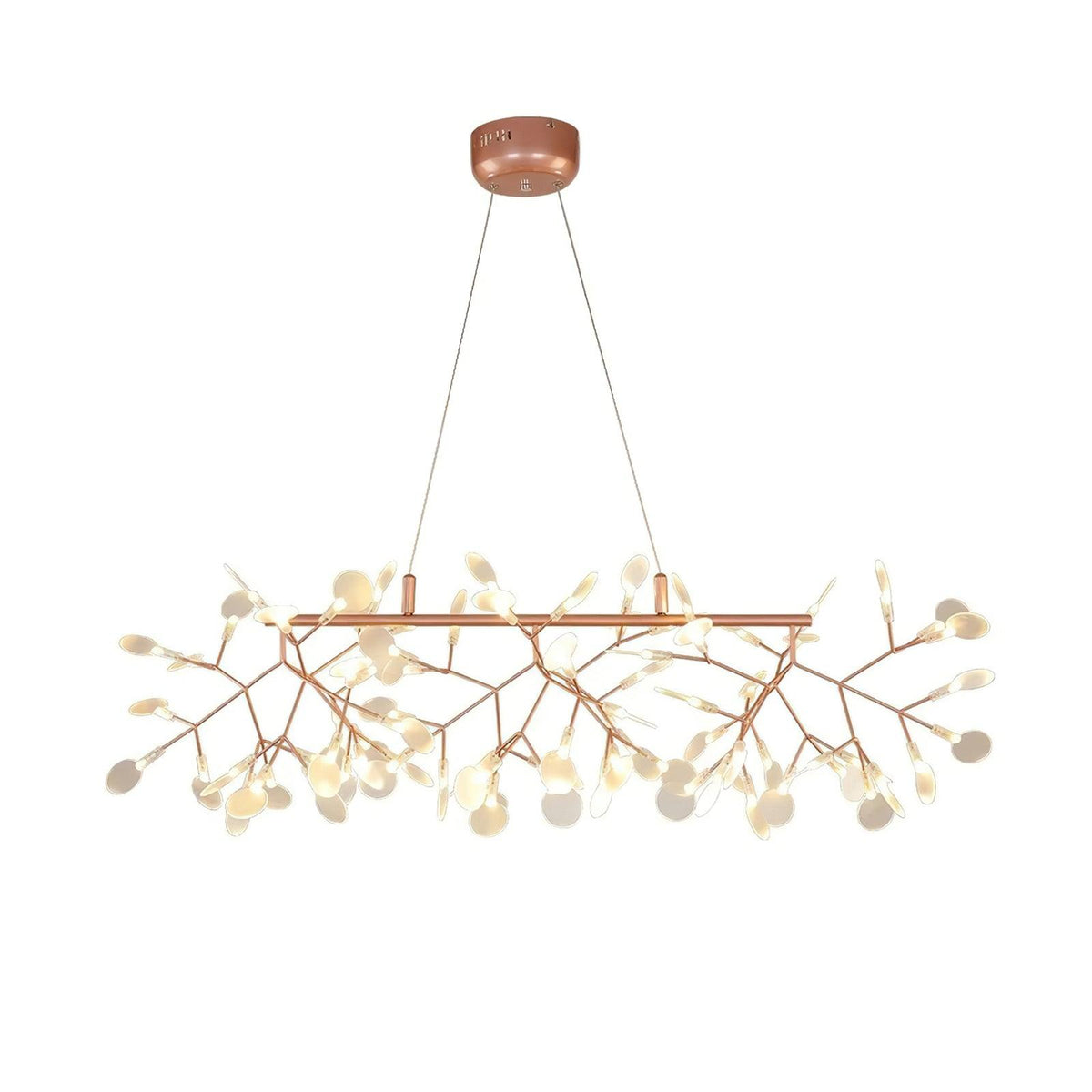 Lustra Chandelier LED À Branches Longues Et Linéaires Artistiques - Neutralighting
