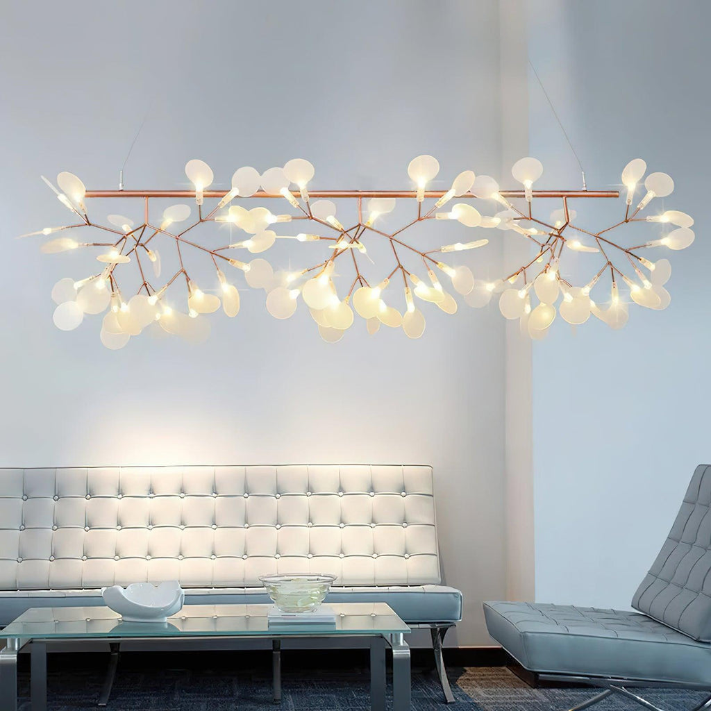 Lustra Chandelier LED À Branches Longues Et Linéaires Artistiques - Neutralighting