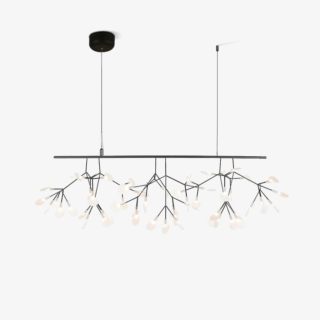 Lustra Chandelier LED À Branches Longues Et Linéaires Artistiques - Neutralighting