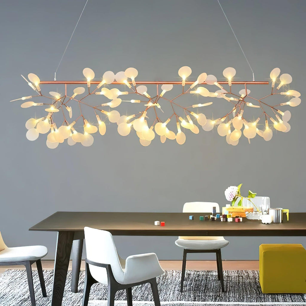 Lustra Chandelier LED À Branches Longues Et Linéaires Artistiques - Neutralighting