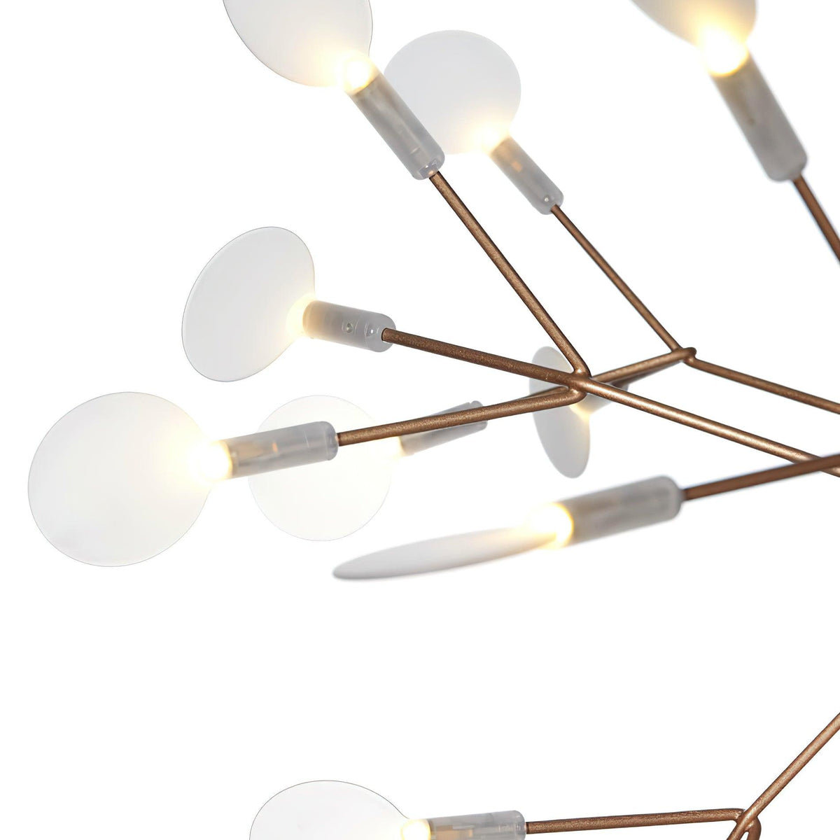 Lustra Chandelier LED À Branches Longues Et Linéaires Artistiques - Neutralighting