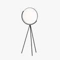 Mira Design Simple Lampadaire Rond Moderne Métal Noir/Blanc Salon - Neutralighting