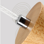 Valentina Verre Bolla Suspension en Bois/Noce - Neutralighting