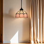 Tiffany Dôme Ombre Européenne Suspension Tachée Verre Salon - Neutralighting