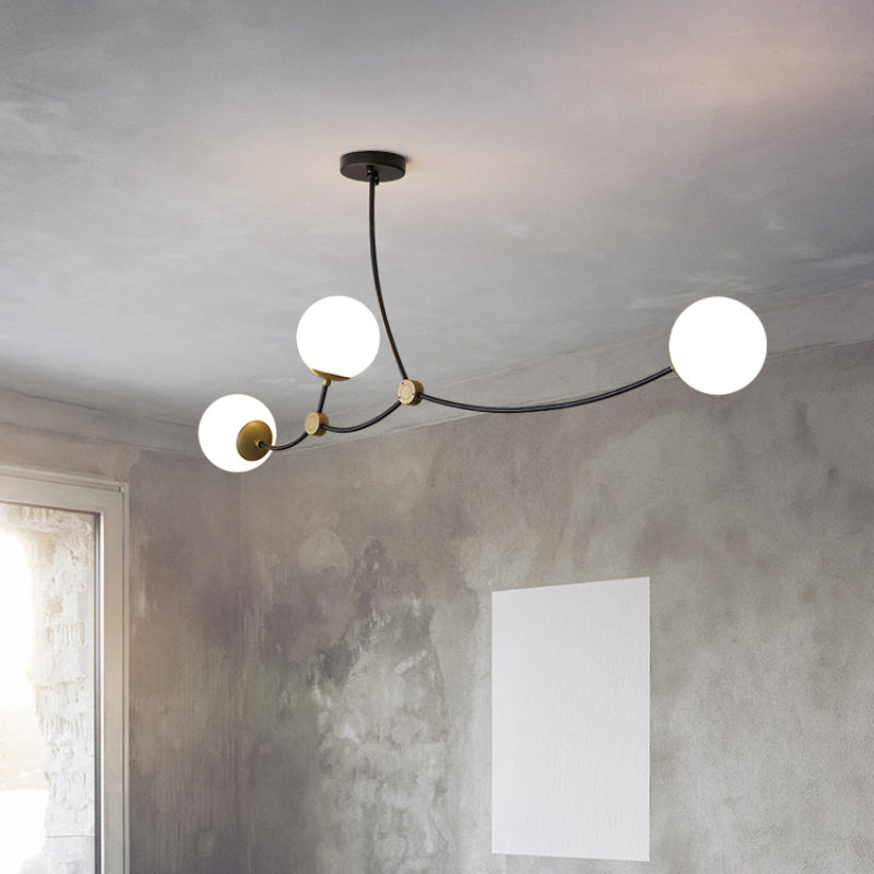 Valentina Plafonnier Linéaire Minimaliste, Metal, Or, Salon - Neutralighting