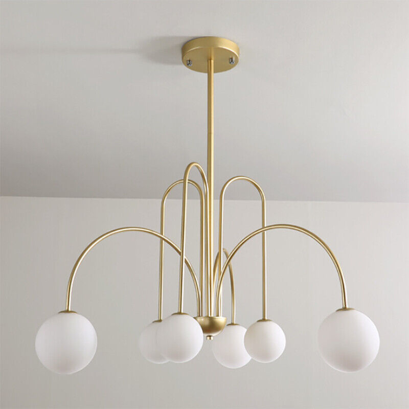 Valentina Moderne Lustre Métal Verre Salon Salle à Manger - Neutralighting