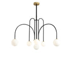 Valentina Moderne Lustre Métal Verre Salon Salle à Manger - Neutralighting