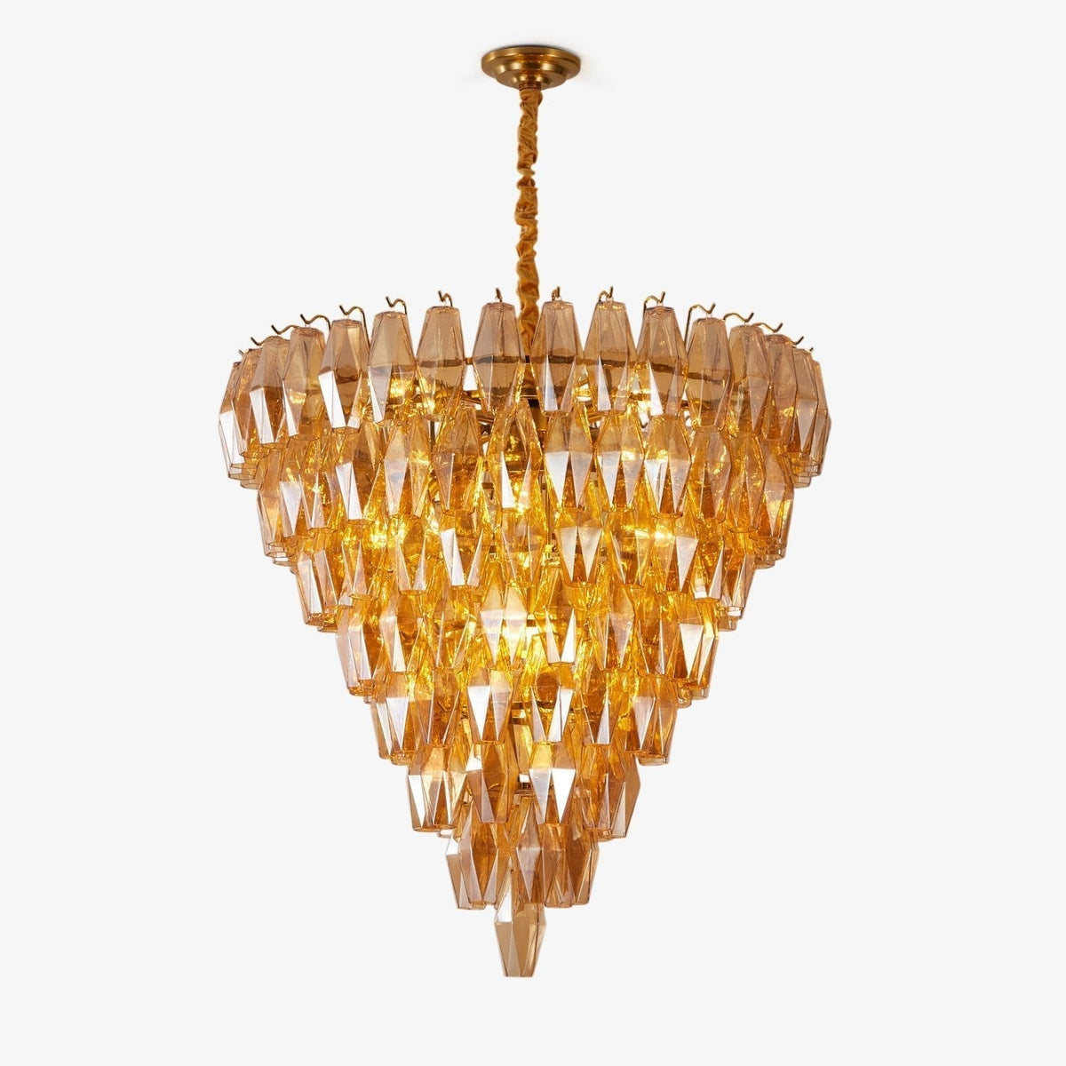 Aurora Chandelier Empire Prism Ambre - Neutralighting