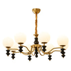 Ordore Chandelier en Bois Vintage Traditionnel - Neutralighting