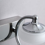 Arisha Applique Murale en Forme de Lanterne, Métal/Verre, Blanc, Chambre - Neutralighting