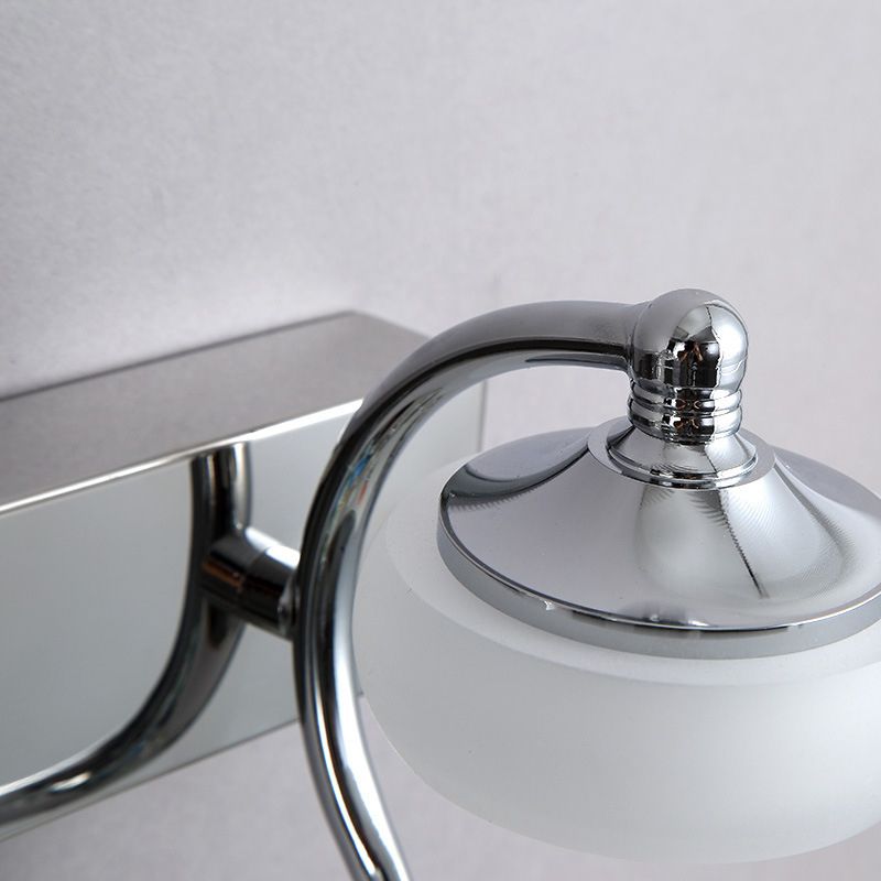 Arisha Applique Murale en Forme de Lanterne, Métal/Verre, Blanc, Chambre - Neutralighting