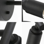 Silva Applique Murale Simple, Métal/Verre, Noir, Salle de Bain - Neutralighting