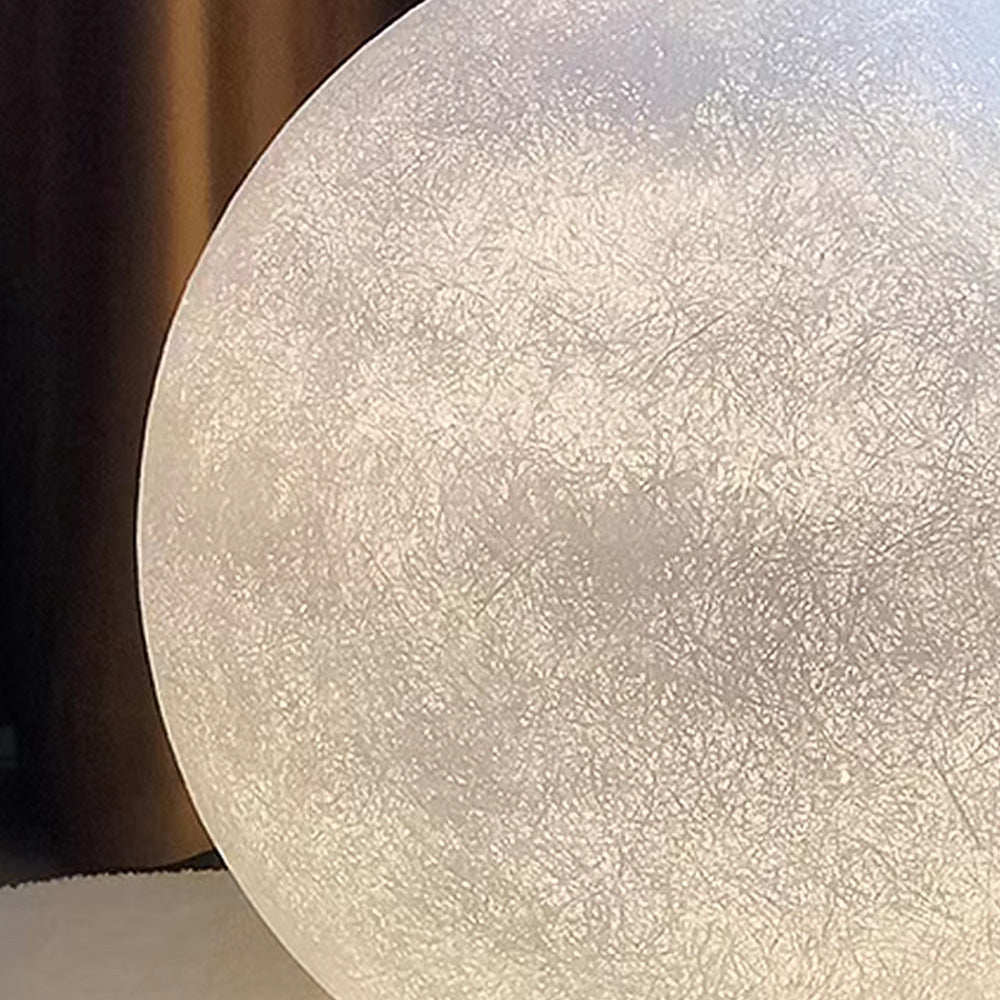 Aria Lampadaire Lune Moderne, Résine, Blanc, Chambre à Coucher - Neutralighting