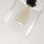 Arisha Minimaliste Industriel LED Lustre Noir Métal Cuisine Salon - Neutralighting
