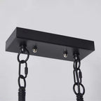Silva Luminaires Suspensions Cage Industrielle Design Métal Bois Marron Salon/Cuisine/Bar - Neutralighting