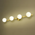 Valentina Applique Murale Design LED Linéaire Globe Moderne Métal/Verre Intérieur Salle de Bain - Neutralighting