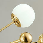 Silva Moderne LED Lustre Or Verre Salon/Chambre À Coucher/Salle À Manger - Neutralighting