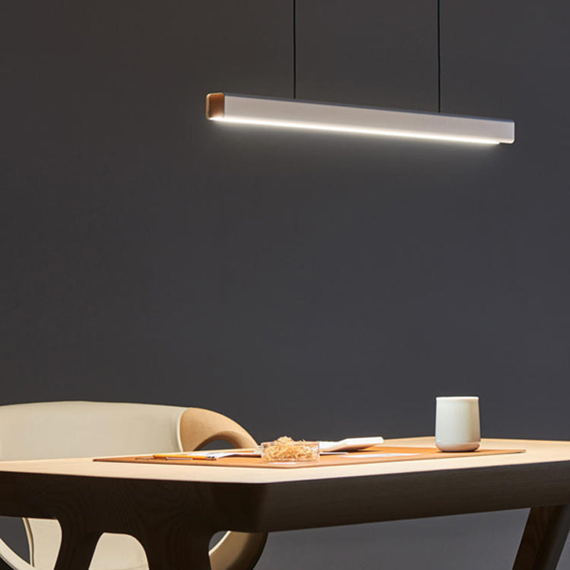 Ray Suspension Linéaire Moderne, Métal, Noir/Blanc, Salon - Neutralighting