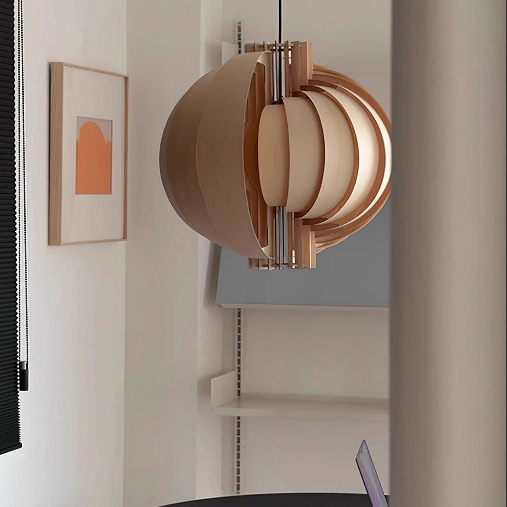 Ivraeus Suspension en Bois Anneau Élégance Premium - Neutralighting